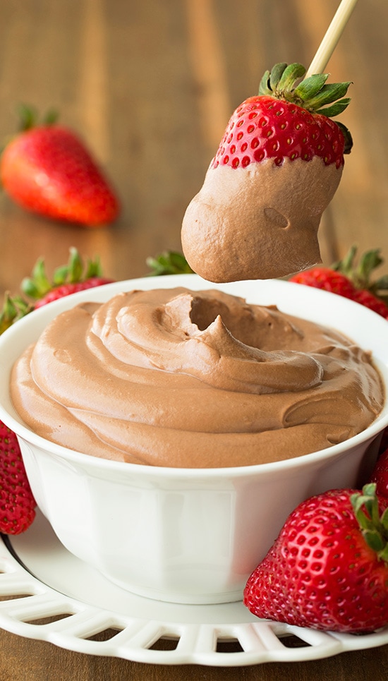 Nutella Cheesecake Fruit Dip