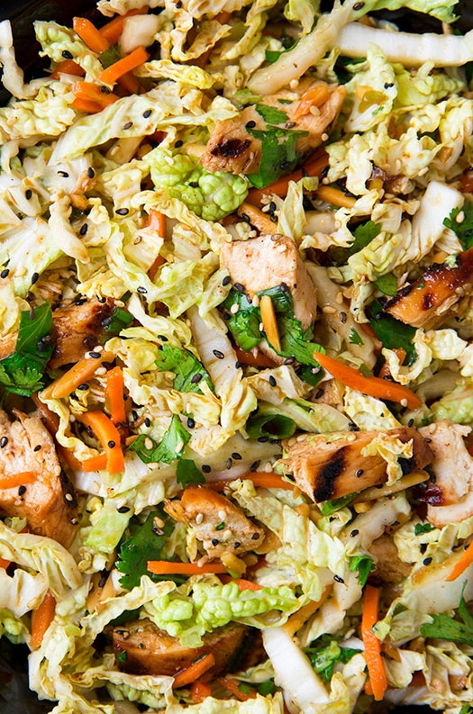 Grilled Ginger Sesame Chopped Chicken Salad | Cooking Classy