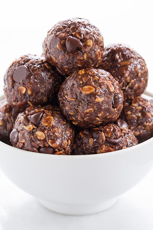 No Bake Chocolate Energy Bites | Cooking Classy