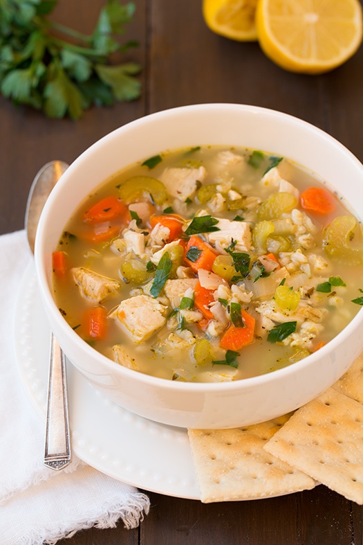 Chicken and Barely Soup | Cooking Classy