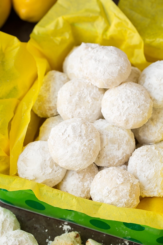 Lemon Snowball Cookies | Cooking Classy