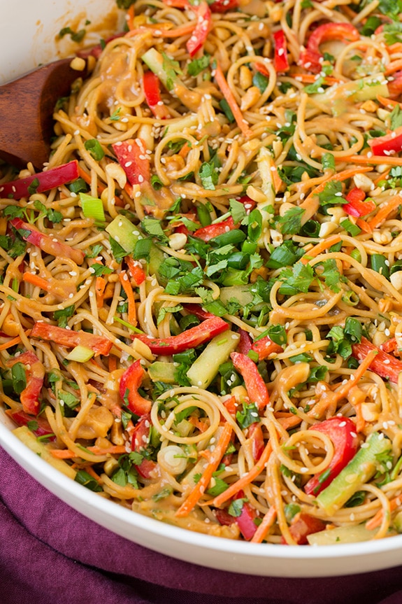 Thai Noodles in large serving bowl