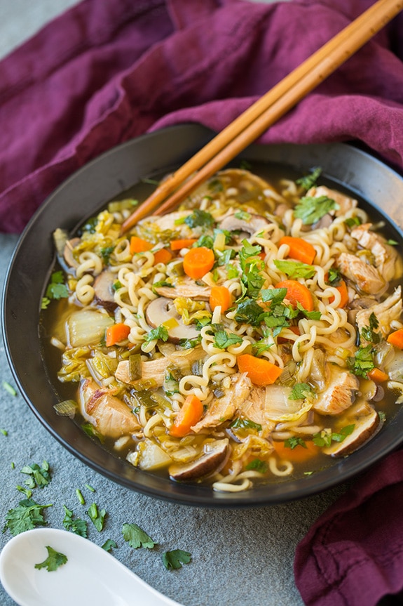 Asian Chicken Noodle Soup | Cooking Classy