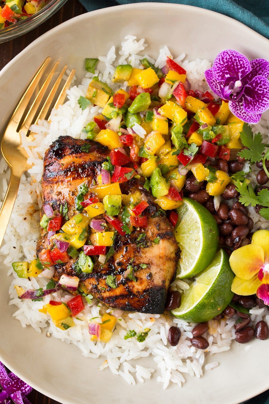 Jerk Chicken Jerk Chicken With Mango And Avocado