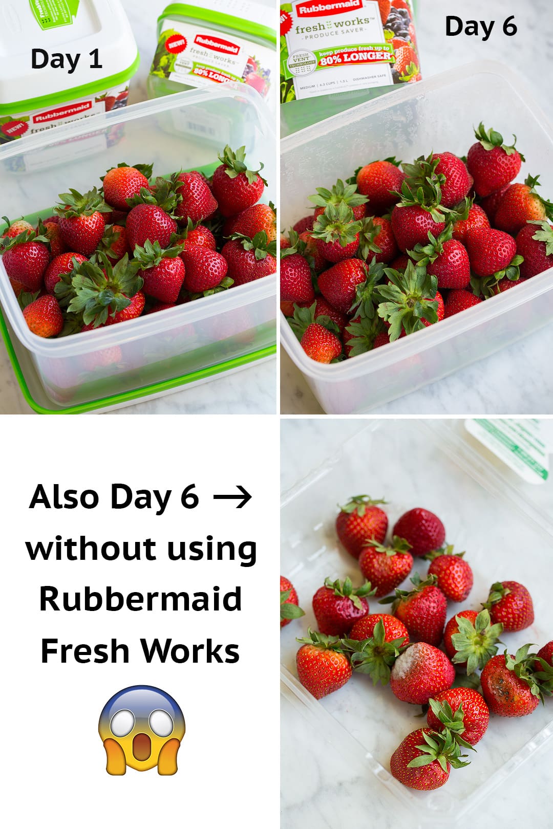 Strawberry Spinach Salad. An easy and delicious spinach salad made with strawberries, feta, candied pecans and a balsamic vinaigrette. | Strawberry Salad | Summer Salads | Easy Salads | #cookingclassy #spinach #strawberry #salad Step by step photos of how to keep strawberries fresh