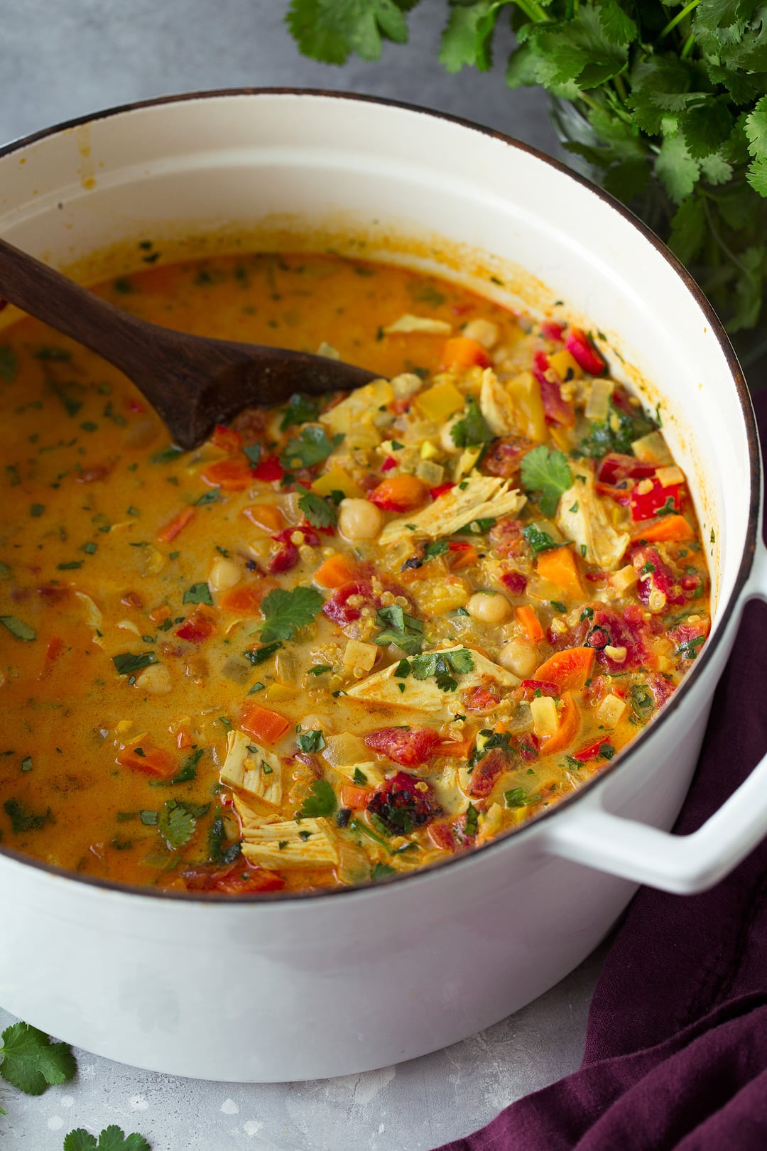 Curry Chicken and Quinoa Soup Curry Chicken and Quinoa Soup
