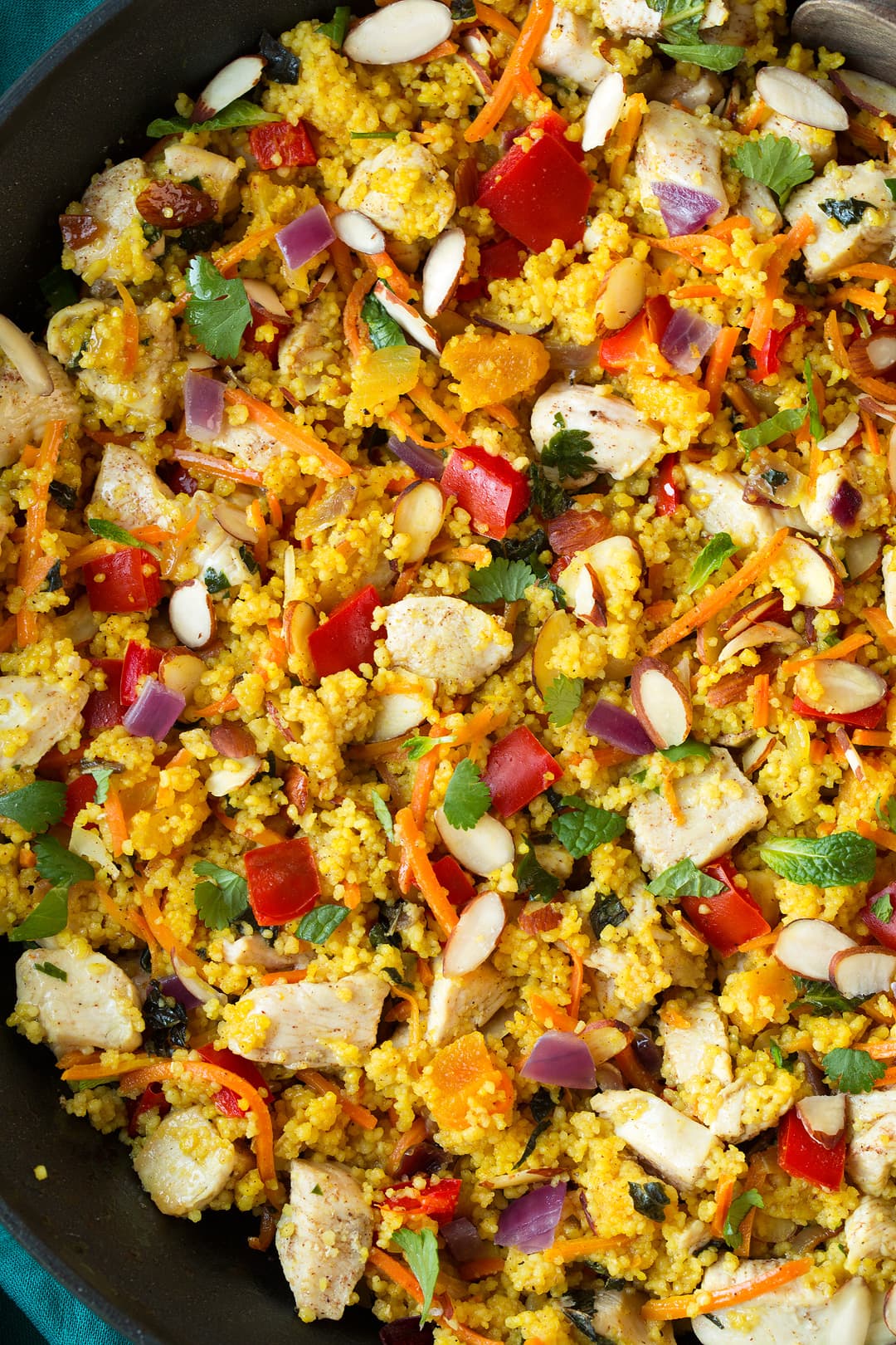 One Pan Moroccan Chicken and Couscous