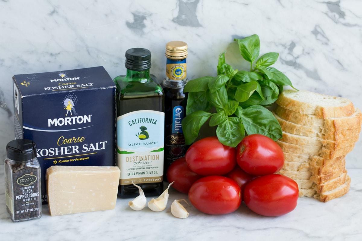 Fresh Bruschetta Bruschetta ingredients