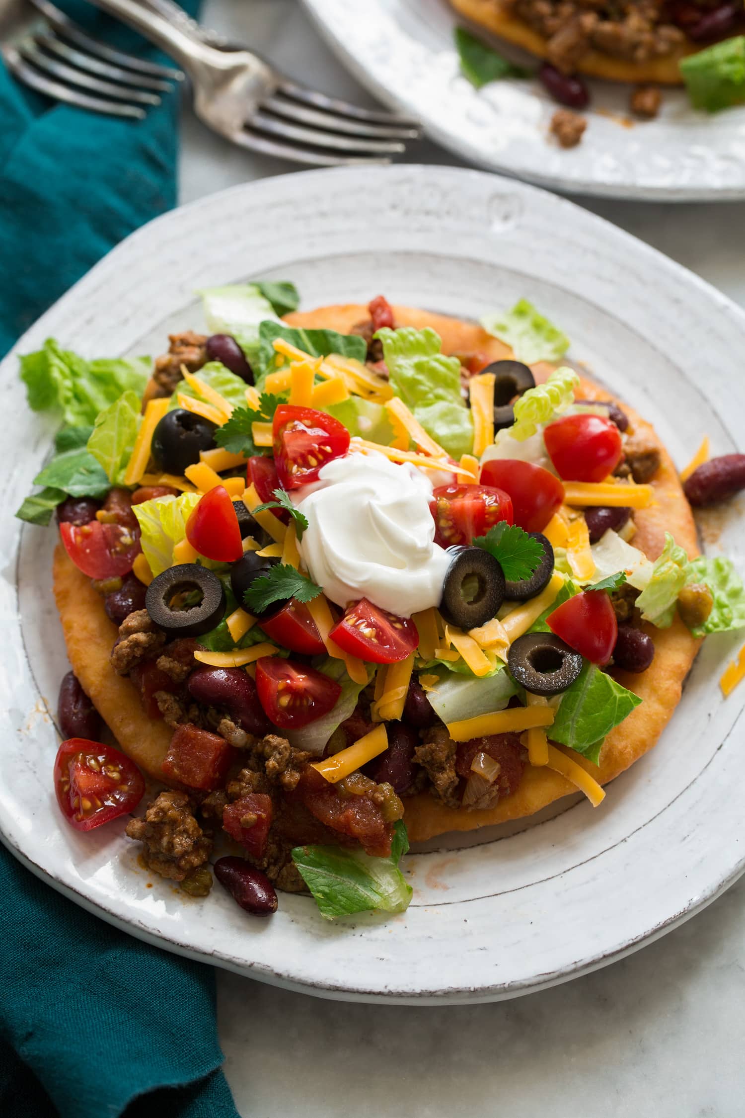 Fry Bread Navajo tacos.