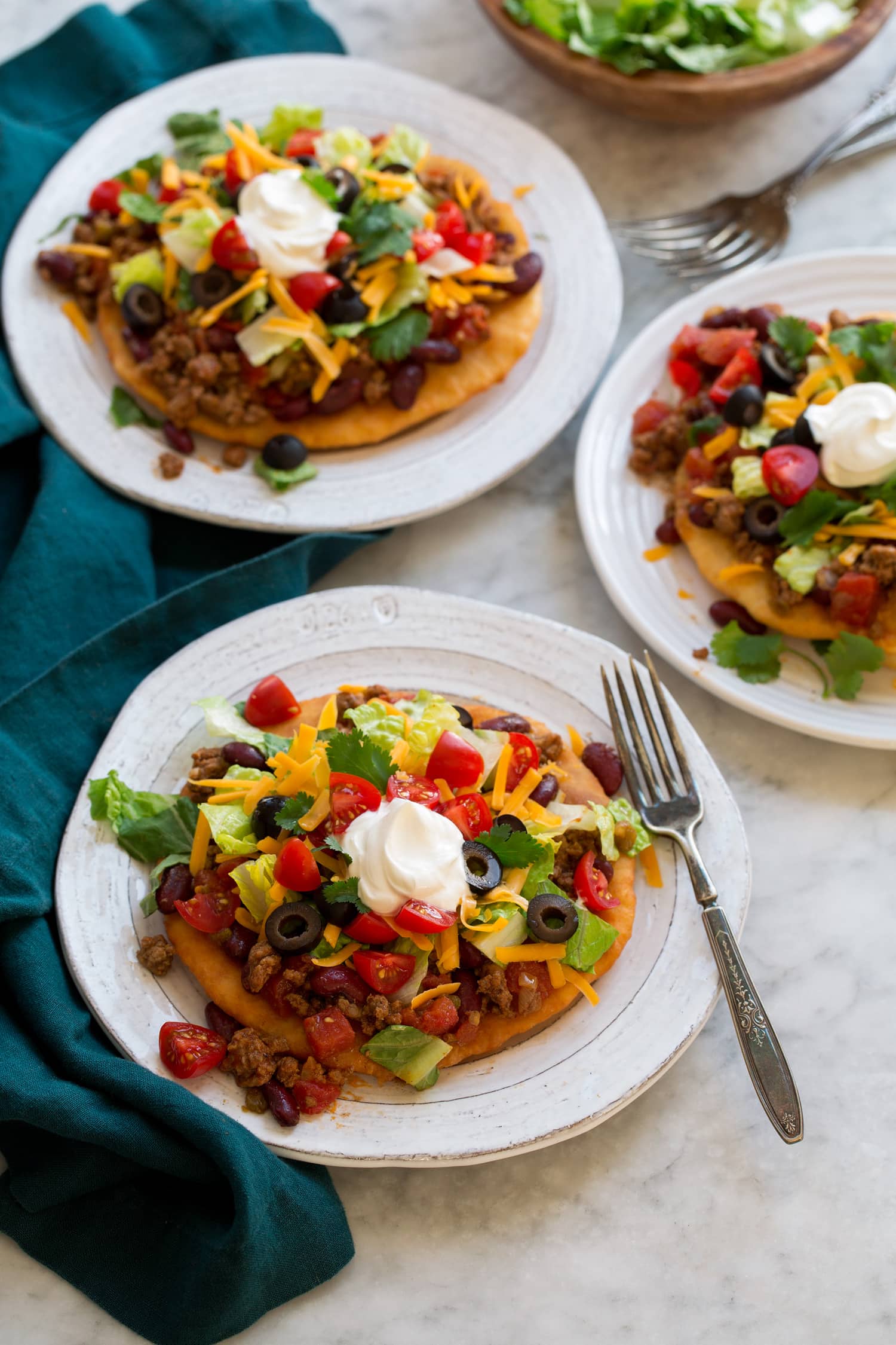 Navajo Tacos Fry bread tacos.